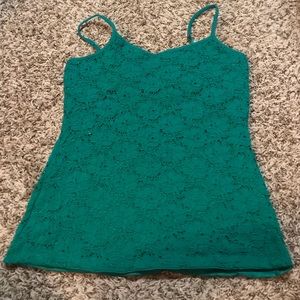 Express green camisole